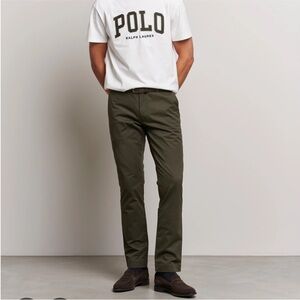 Men’s Polo Slim Straight Chinos